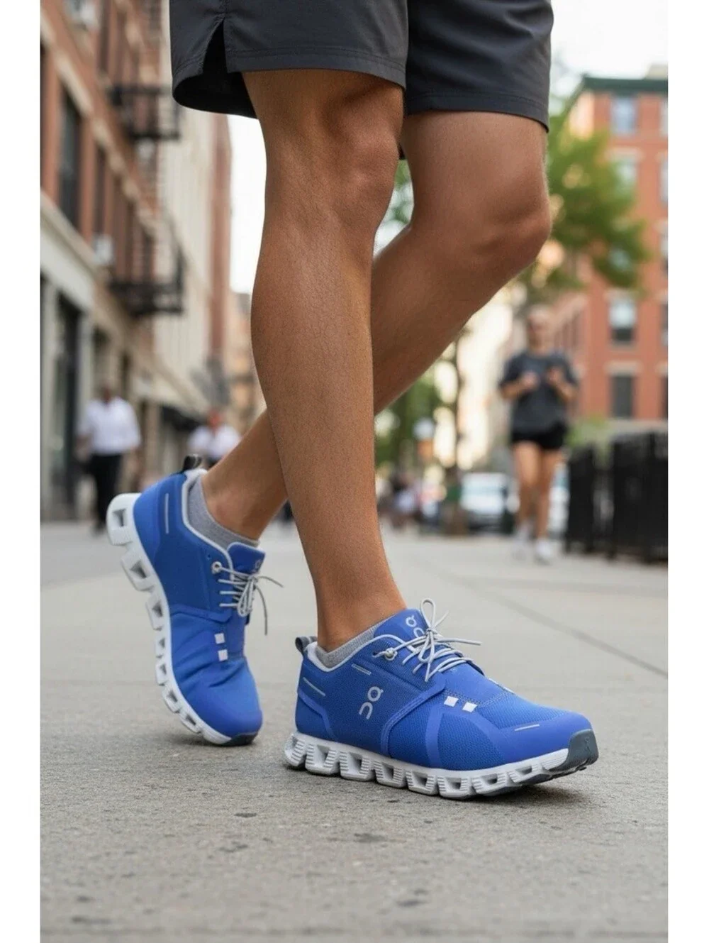 On Cloud Cloud 5 Waterproof Cobalt Glacier Blue 59.98345 Men Running Shoe Size 8